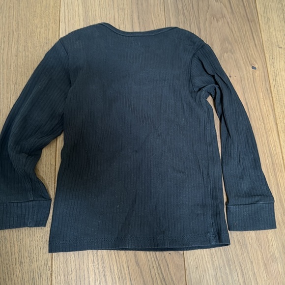 H&M grey ribbed basic set -2T - Picture 4 of 8